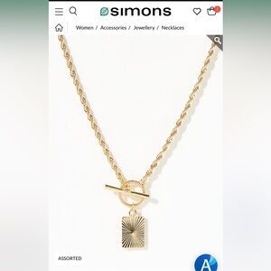 Simons Pendant Necklace